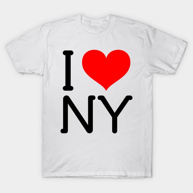 I Heart NY T-Shirt by Evlar